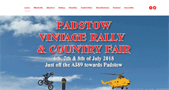 Desktop Screenshot of padstow-rally.co.uk